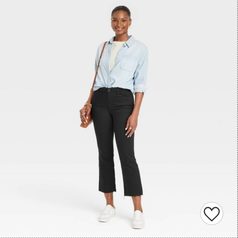Womans black High Rise Jeans